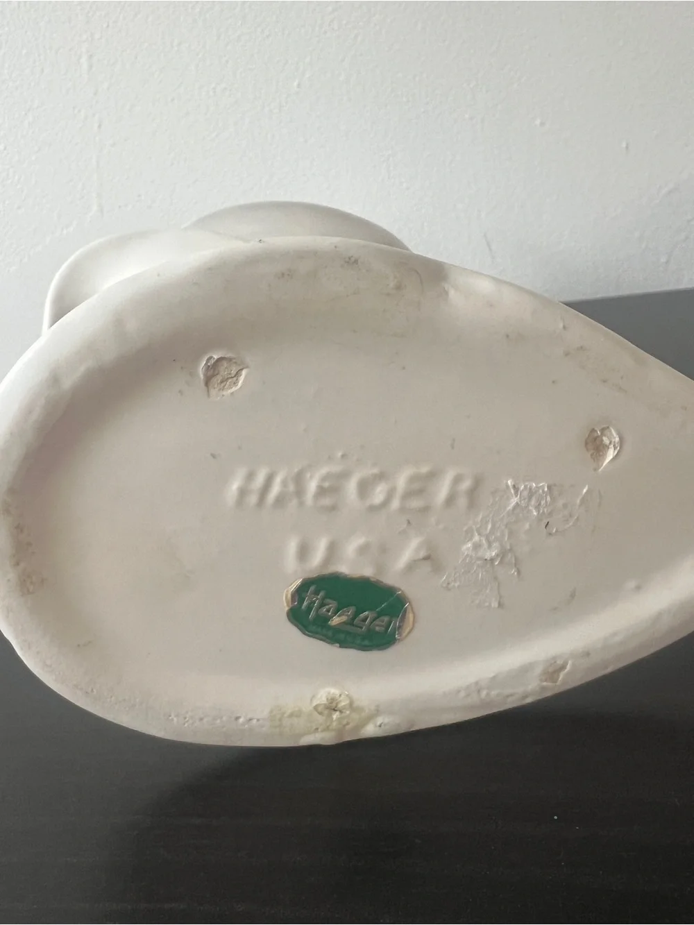 Haeger Pottery Leaf Vase